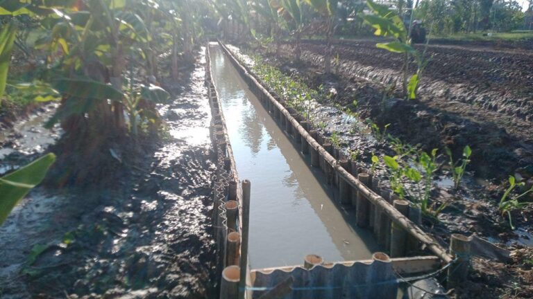 Progress Pekerjaan Merapikan Saluran Air