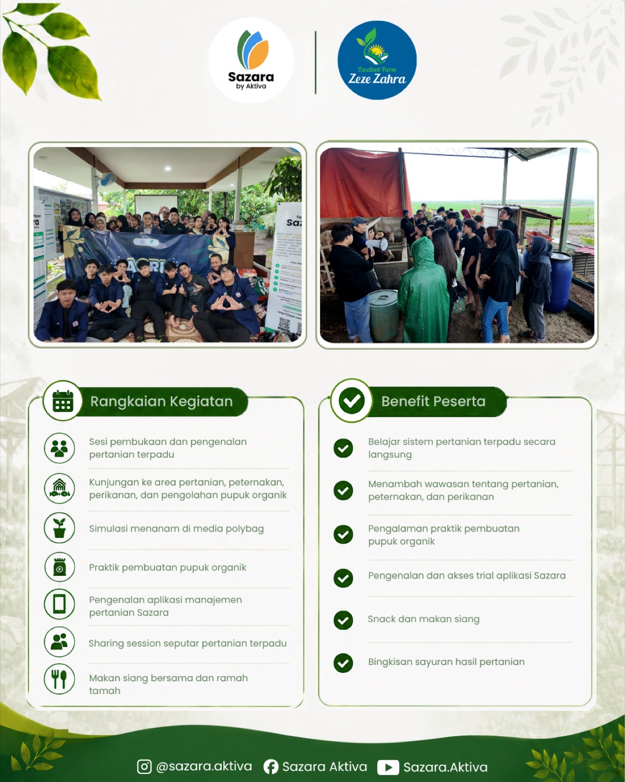 Rangkaian Kegiatan dan Benefit Peserta Farm Visit